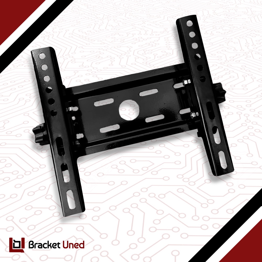 Breket Braket Bracket TV 40 32 42 43 24 Inch Bisa Nunduk Dangak Semua Merk 14 - 43 New Model Premium