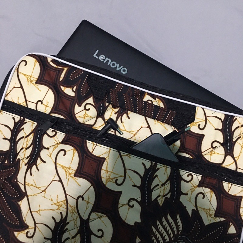 Tas Laptop Batik Klasik Ukuran 14 Inch