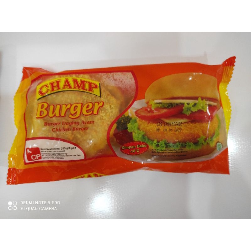 

champ crispy burger