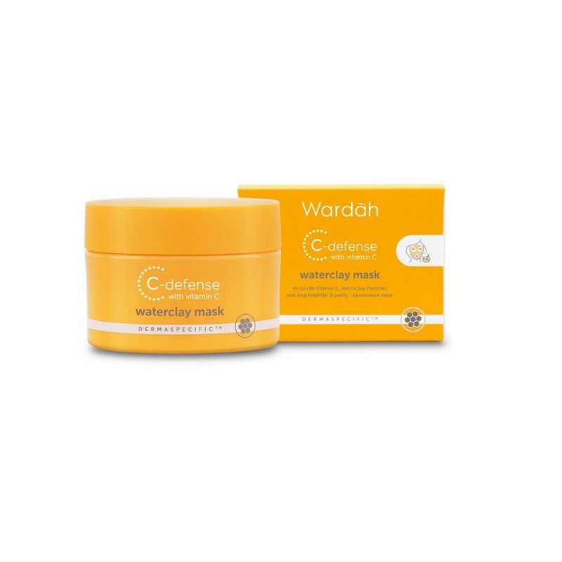 Wardah C-Defense with Vitamin C/water clay wardah