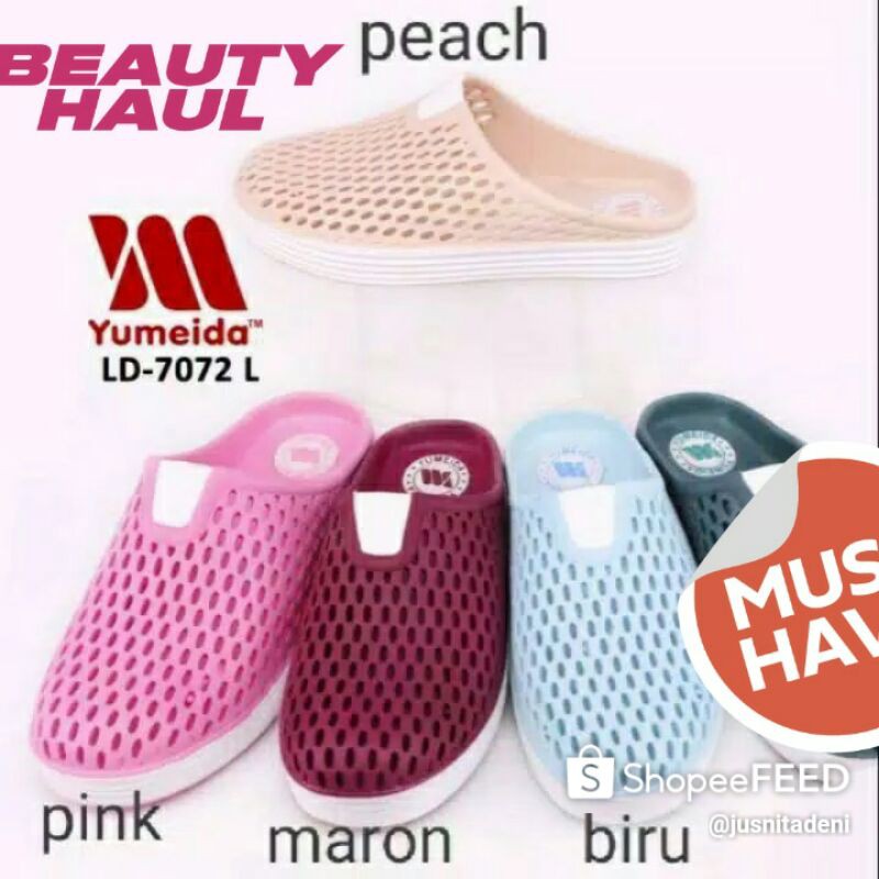 sandal sepatu karet wanita yumeida LD-7072