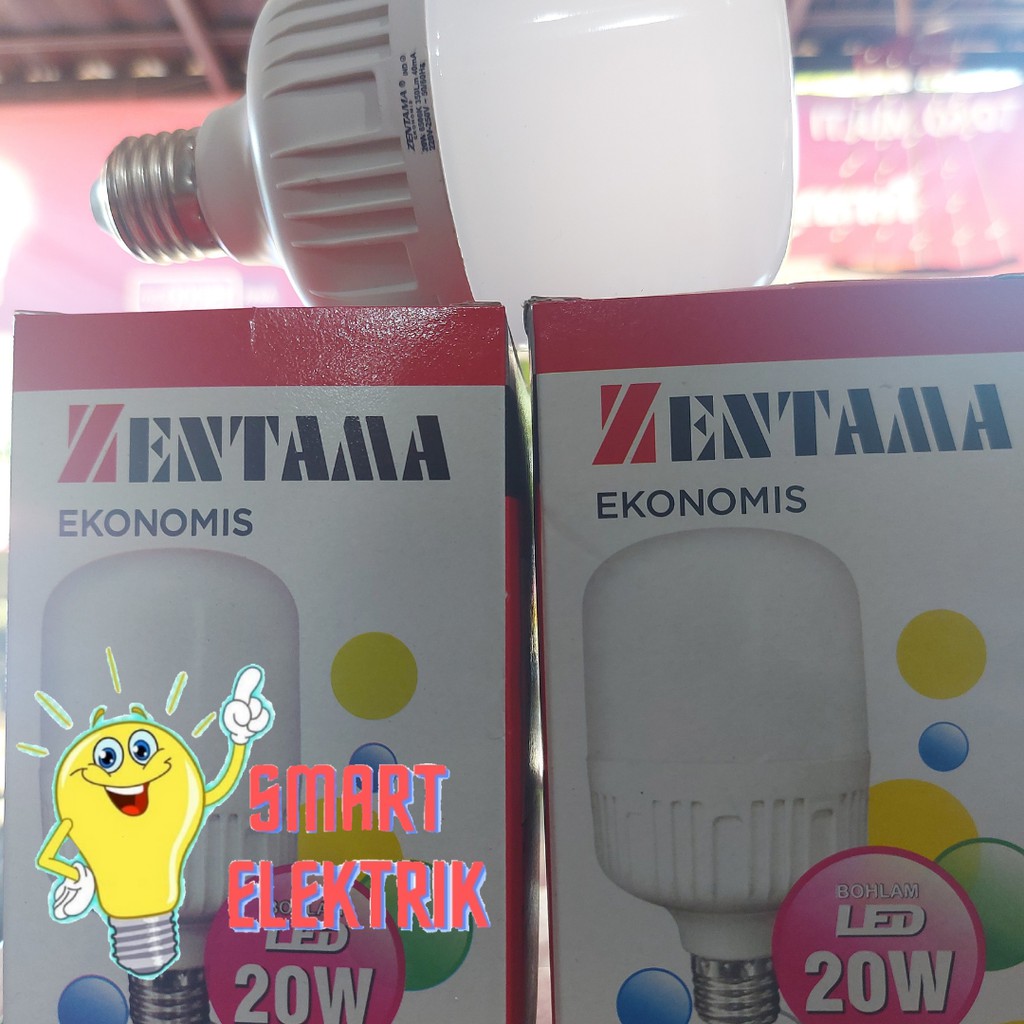 Lampu Bohlam MURAH LED Zentama Kapsul/ Botol Daya 5Watt sampai 20Watt