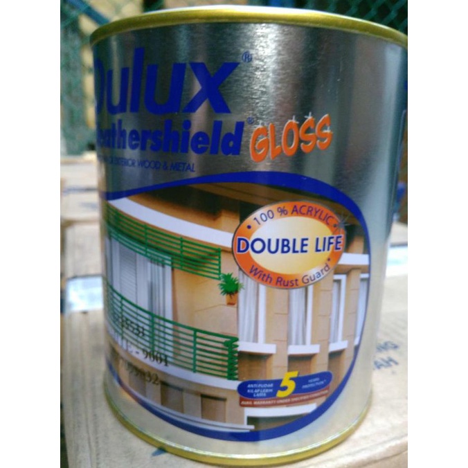 dulux weathershield gloss - cat minyak untuk kayu dan besi