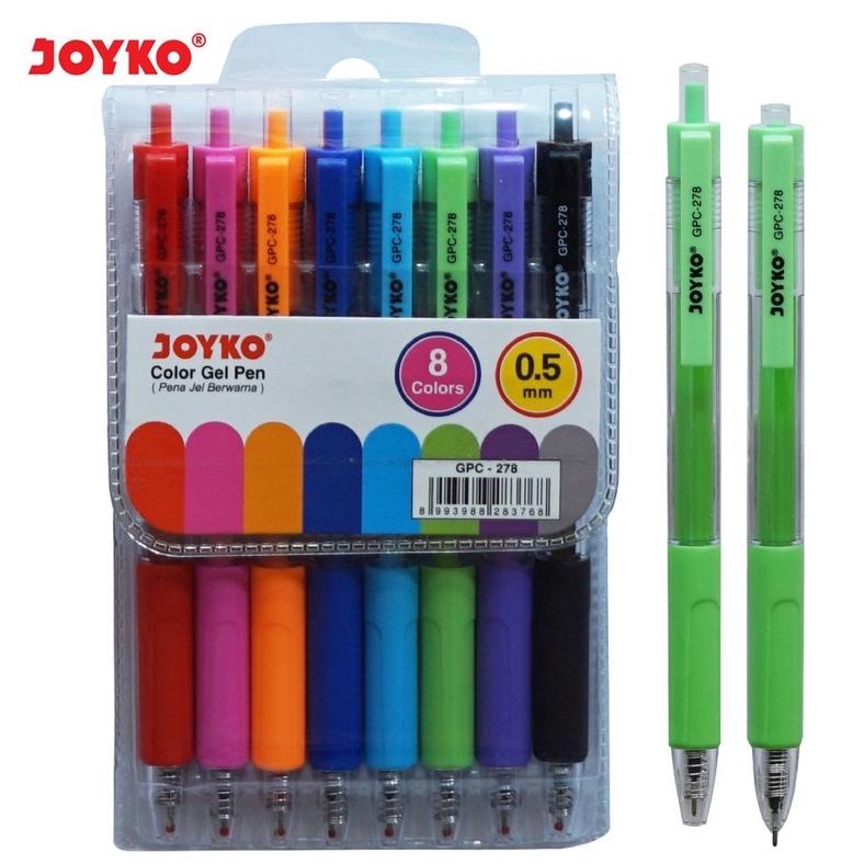 

Pulpen Warna Joyko Gpc-278 8Warna 0.5Mm