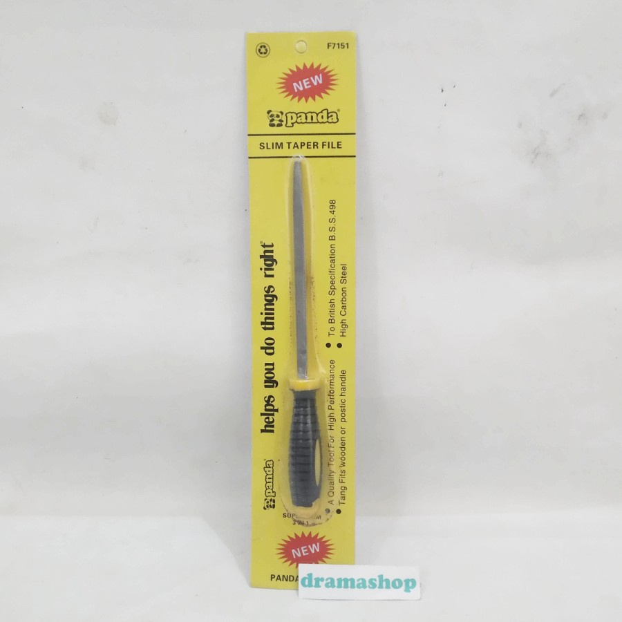 Alat Kikir Besi Gergaji Needle Slim Taper File 4&quot; 4 inch satuan