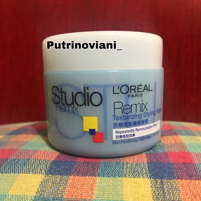 L’oreal Loreal Paris Studio Remix Texturizing Styling Paste Gel 150ml  (Gel Rambut)