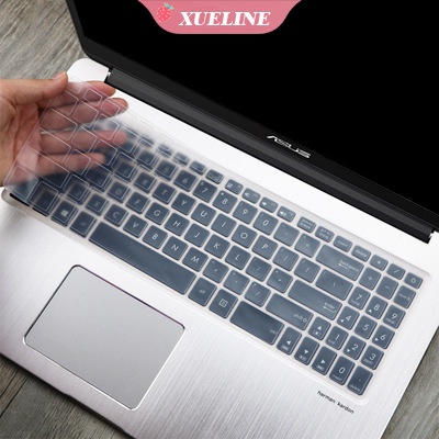 Pelindung Keyboard Silikon Transparan Anti Air Untuk ASUS NX580VD7300 Notebook 15.6 &quot;(ZXL)