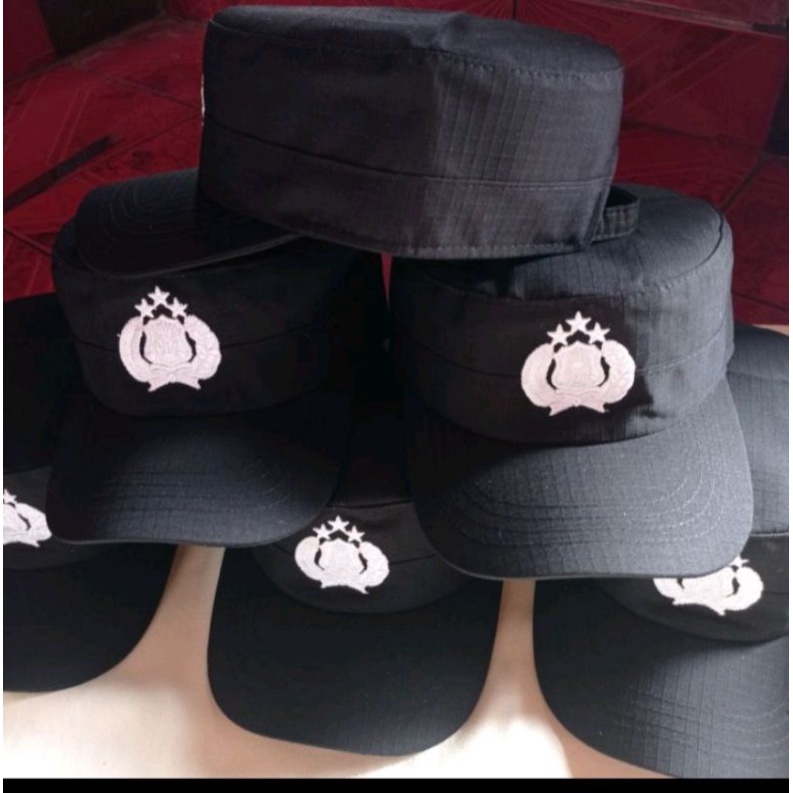 pilkep/field cap/topi komando bintara,pama,pamen polri