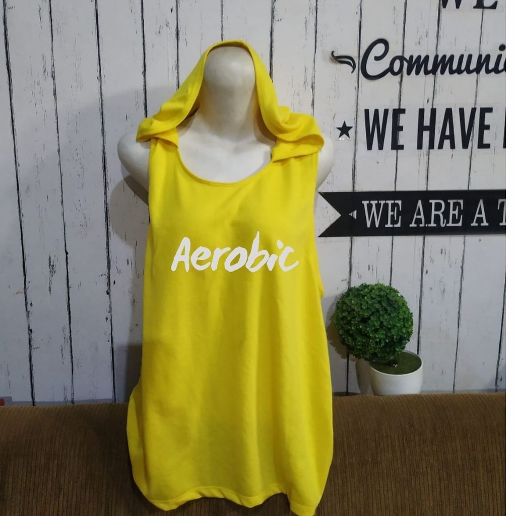 Clothing May - Rompi Zumba Aerobic Kuning Original Rompi Senam Ibu-Ibu Olahraga Sport Wanita Vest Kekinian Terbaru Terlaris Viral Rompi Termurah Promo Big Sale Atasan Wanita Perempuan Cewek