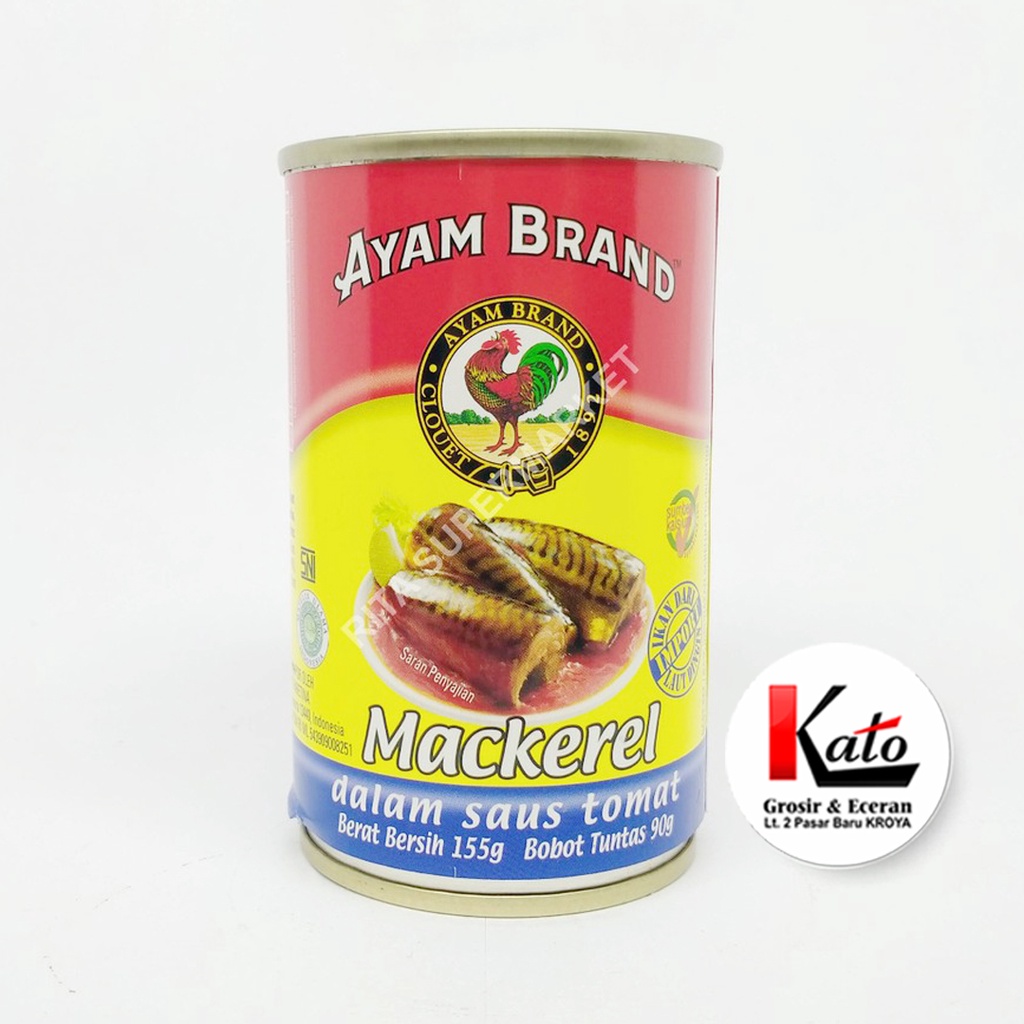 

Ayam Brand Ikan Mackerel Saus Tomat 155gr