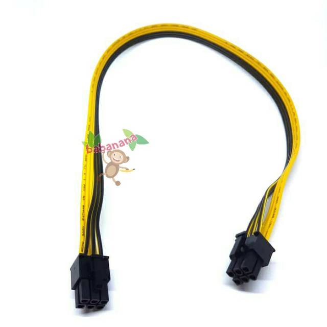 Kabel 6 pin male to 6 pin male vga extension mining cable