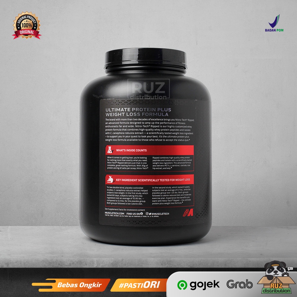 Muscletech Nitro Tech Ripped 4lbs - Nitrotech Ripped 4lb