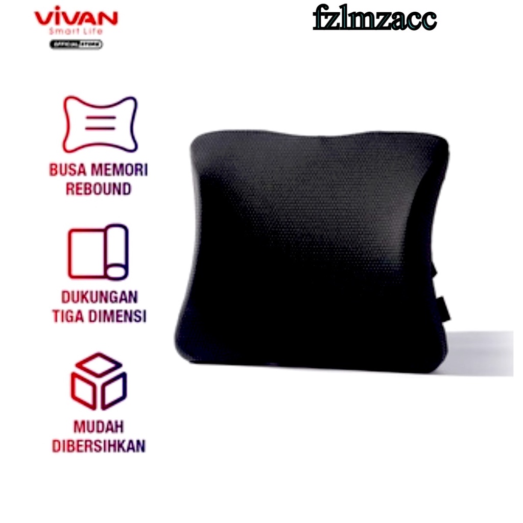 VIVAN VCP02 Bantal Mobil Senderan Punggung Memory Foam Car Headrest