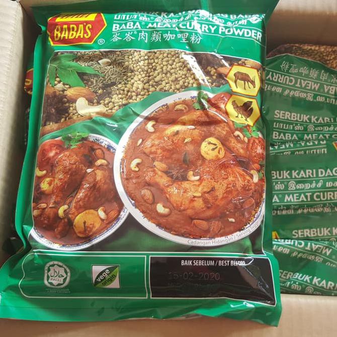 

8P41 BUMBU KARI BABAS MEAT CURRY PAWDER 1KG H5G8