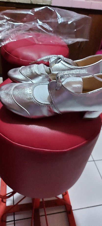 Sepatu Line Dance Wanita Oxford Tali