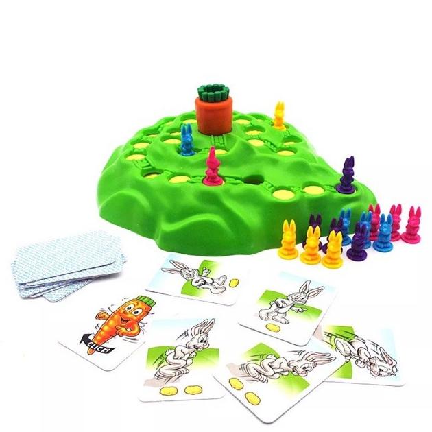 Funny bunny - eat carrot- board game - mainan ular tangga Termurah Star Seller