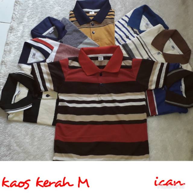 Kaos Kerah Anak Salur M/Kaos Murah /Kaos  Anak