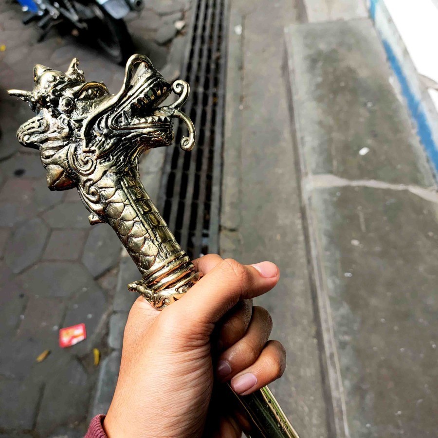 Pusaka Tongkat Komando Keris Sang Hyang Naga Langka Antik AP035