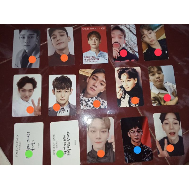 PC PHOTOCARD CHEN OFFICIAL MAMA EXODUS EXPLORATION