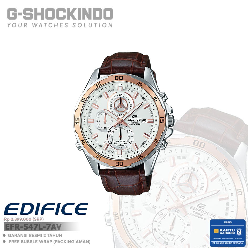Casio Edifice EFR-547L-7AV / EFR-547L-7AVUDF Original