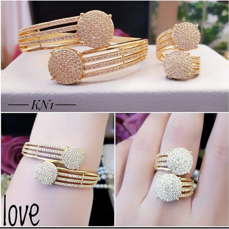 Set Gelang Dan Cincin Xuping Terbaru 938