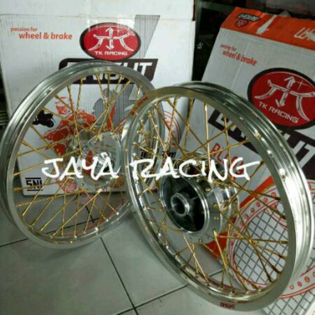 Paketan velg TK japan ninja r ninja rr paket komplit sudah brikut stel velg