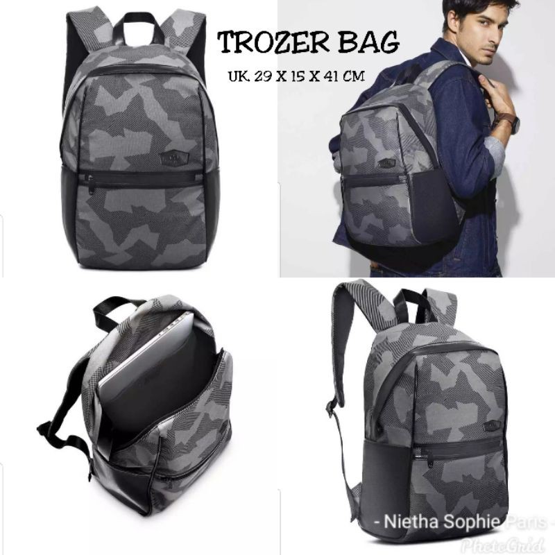 TAS ALIVE SOPHIE PARIS / TAS TROZER / tas ransel pria / tas kerja / tas kuliah