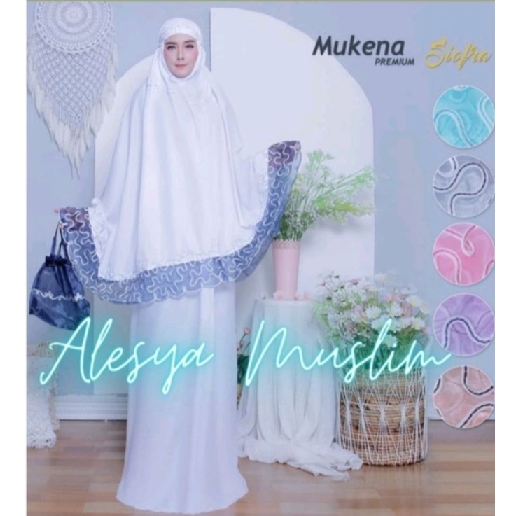 Mukena Katun  Mikro Organdy Murah Meriah Warna Random