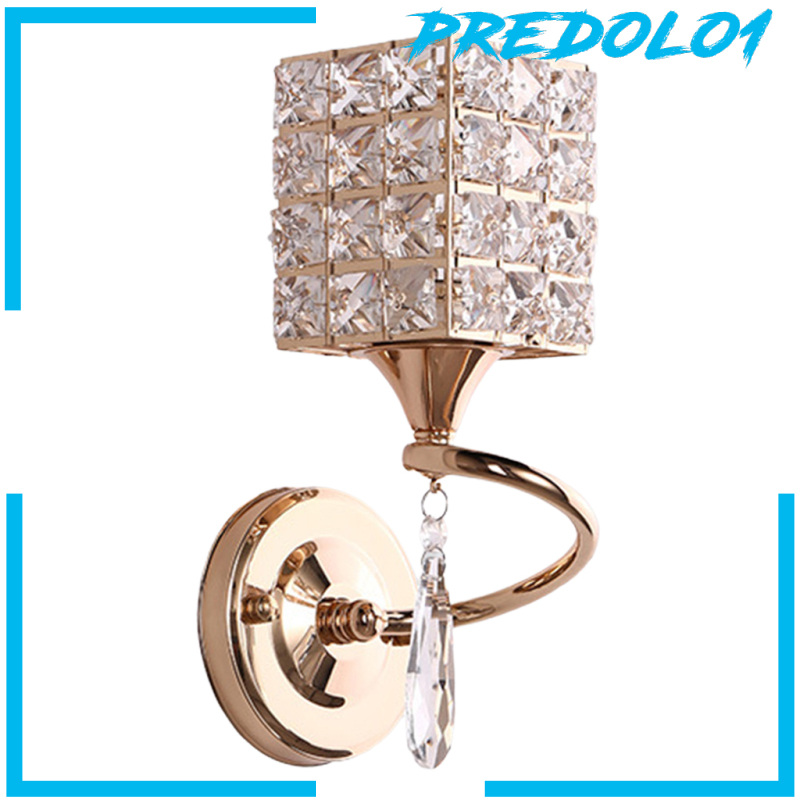 (Predolo1) Lampu Dinding E27 Bahan Kaca Kristal