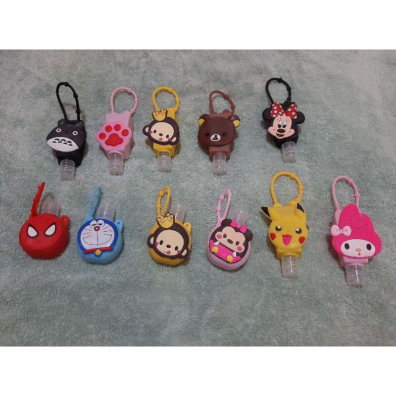 Hand Sanitizer Gantung tas, motor, kunci lucu Praktis plus isi