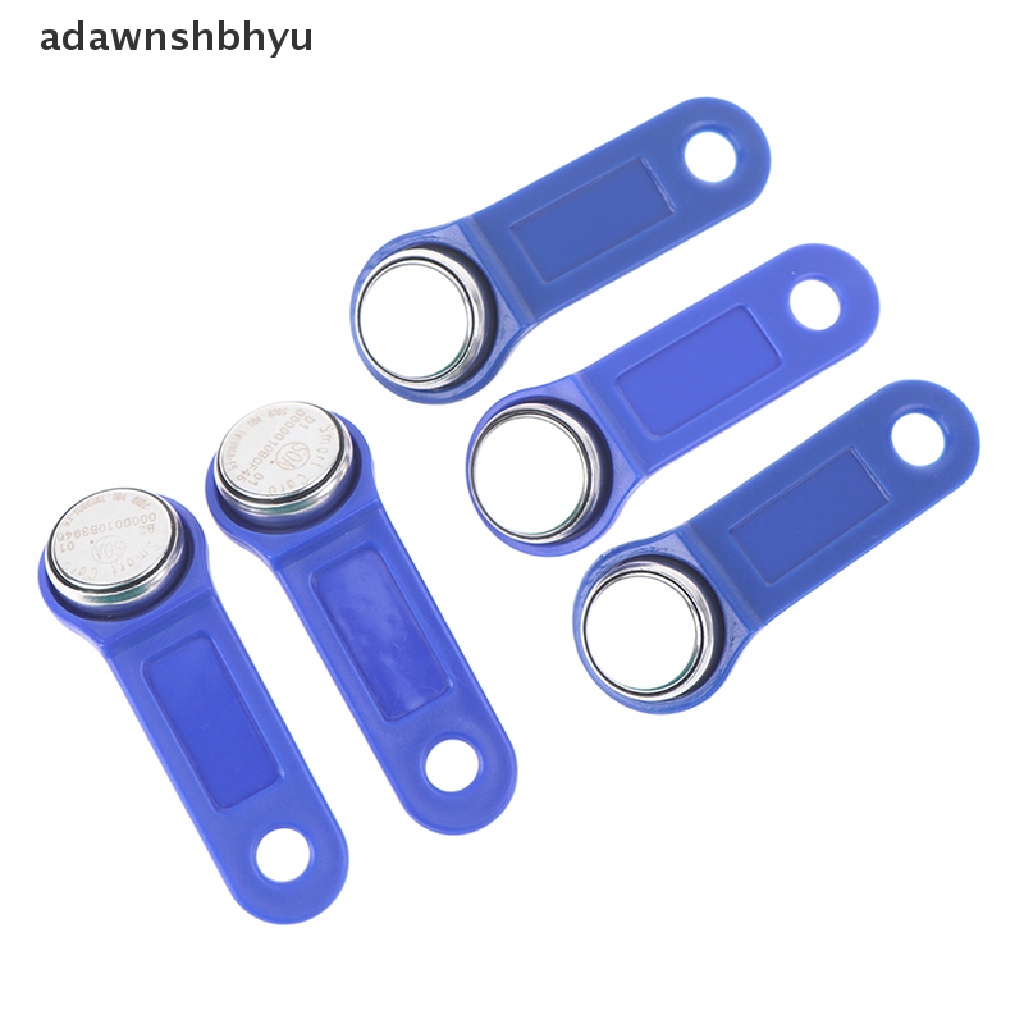 Adawnshbhyu 5Pcs DS1990A-F5 IButton I-Button 1990A-F5 Kunci Elektronik IB Tag Kartu Fobs Kartu