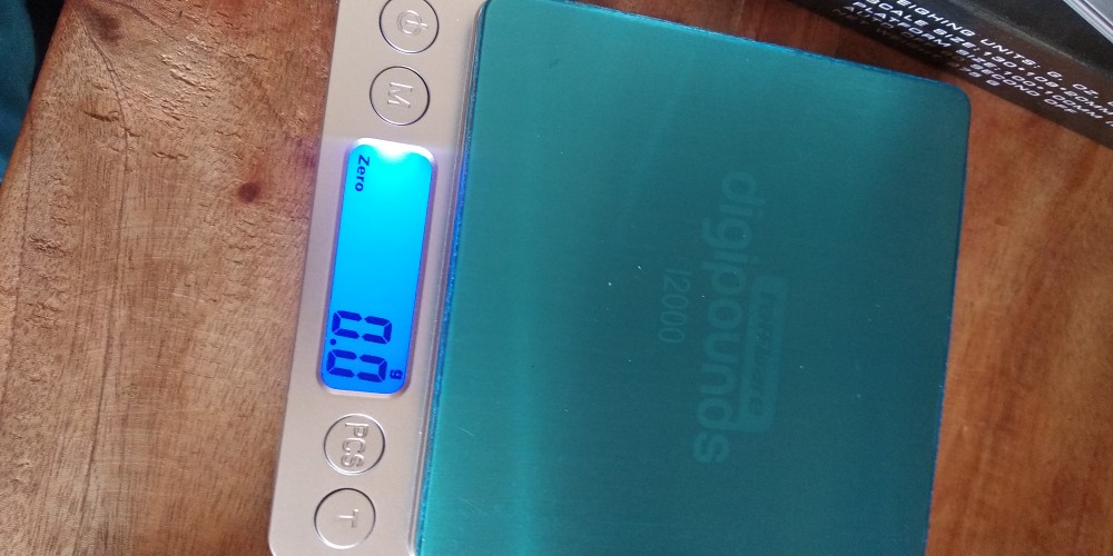 Taffware Digipounds Timbangan Dapur Mini Digital Scale 3000g 0.1g - I2000 - Silver