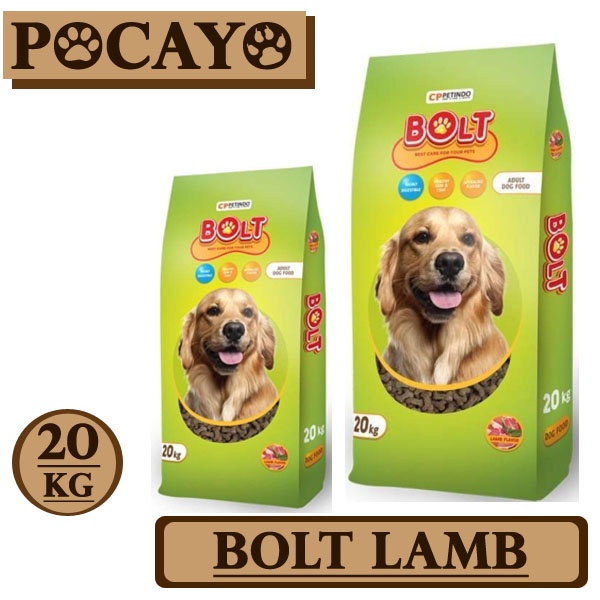 Bolt Dog Lamb 20kg (Grab/Gosend)