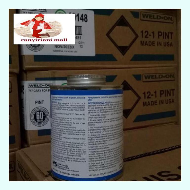 

510Fsjbran Lem Weld On 717, Lem Pipa Pvc Rany5Ckhd