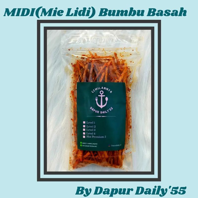 

MIDI (MIE LIDI) Bumbu Basah by Dapur Daily'55 kemasan 80gr&100gr