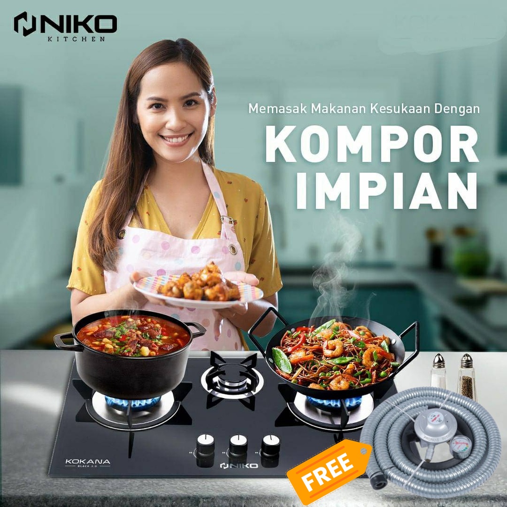 KOMPOR TANAM NIKO KOKANA 3.0  3 TUNGKU