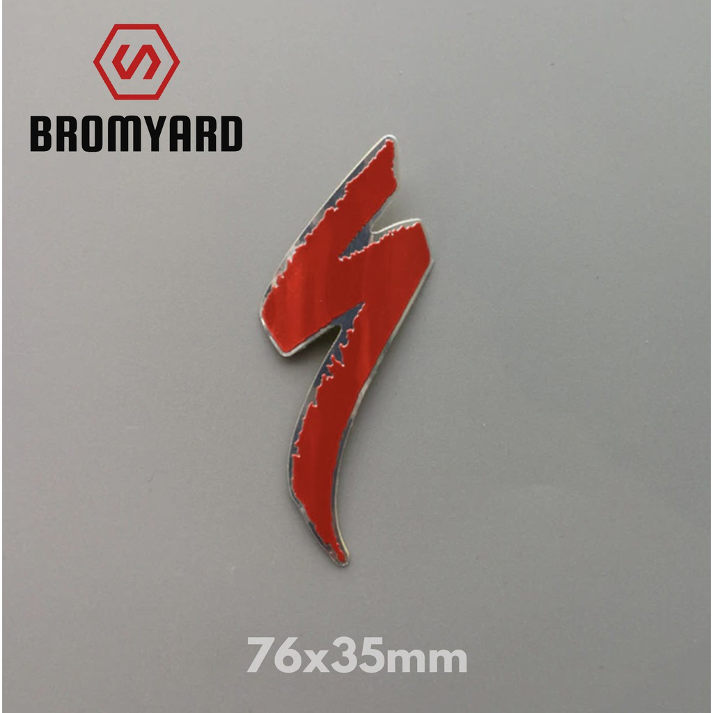 Specialized S-Works Logo Sticker Decals Plate Sepeda Road Bike Fixie Emblem