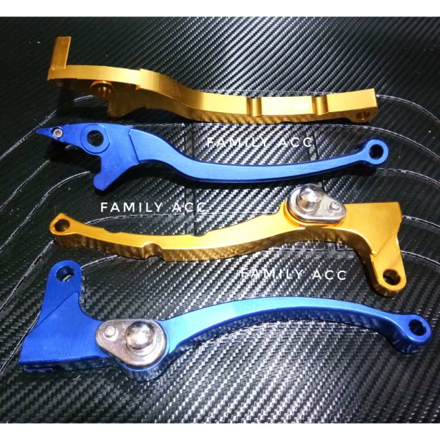 Handle Tuas Rem Aluminium CNC Set Kanan Kiri - Yamaha Aerox 155