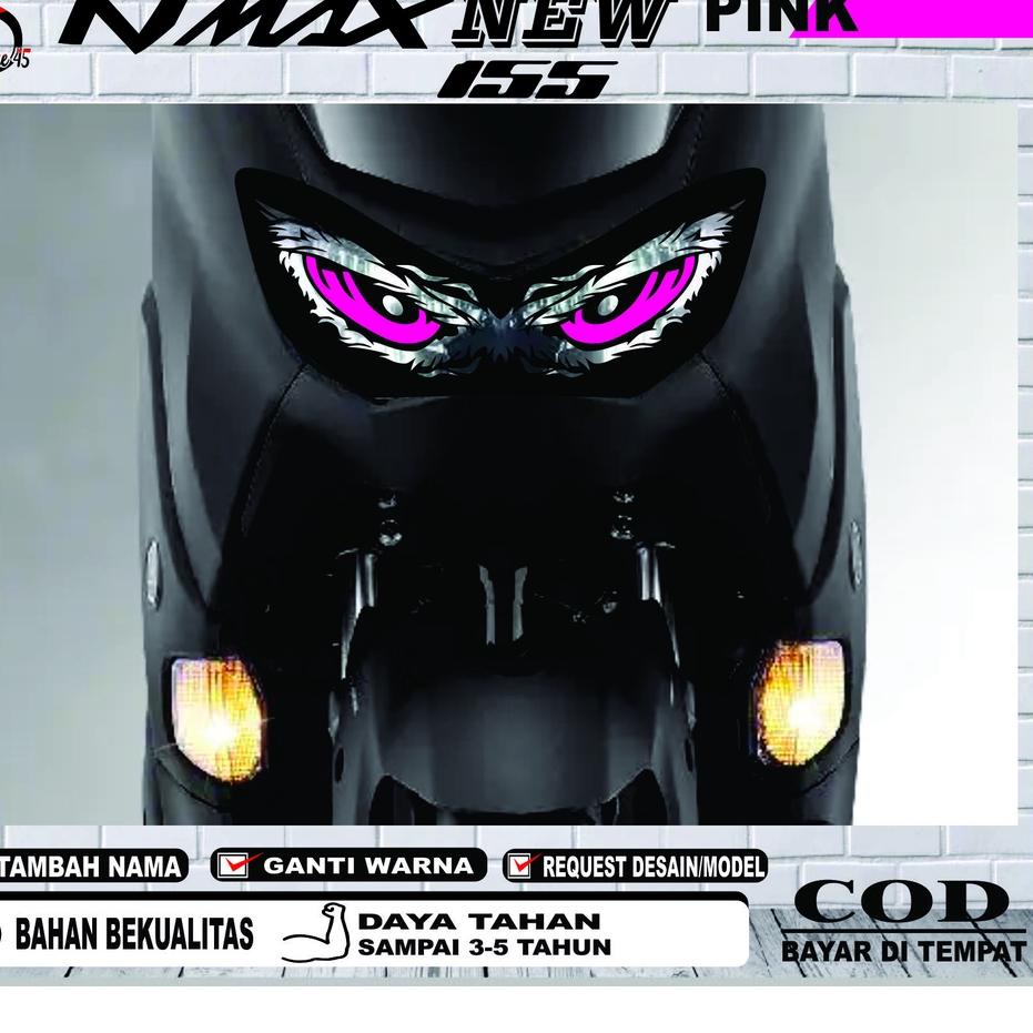 Cutting Sticker Mata Elang Lampu Nmax , Stiker Variasi Lampu Yamaha nmax  Nmax  Tahun 2020-2022 ヤ