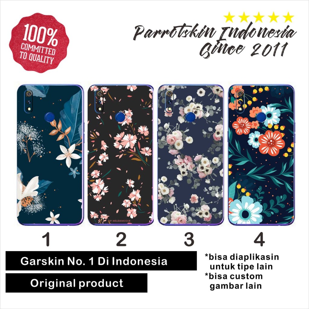 Garskin skin oppo f5 f7 f9 f11 A3S A5S A39 dll flower back case