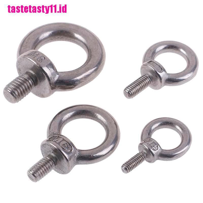 1 Pc Sekrup Cincin Loop Lubang Pengangkat Bahan 304 Stainless Steel Untuk Marine