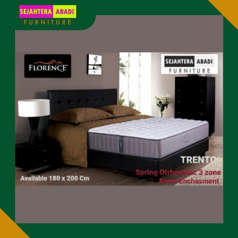Kasur Florence Springbed Orthopedic 3 Zone Trento Essential