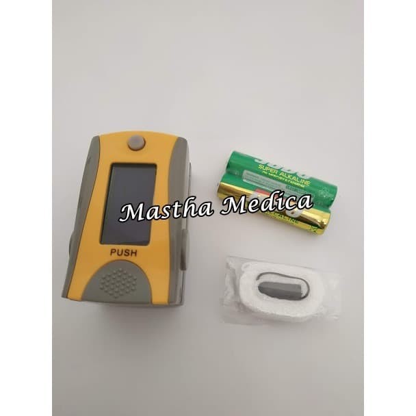 Pulse Oximeter Oxymeter Fingertip Pengukur O2 OxyOne Yellow Onemed