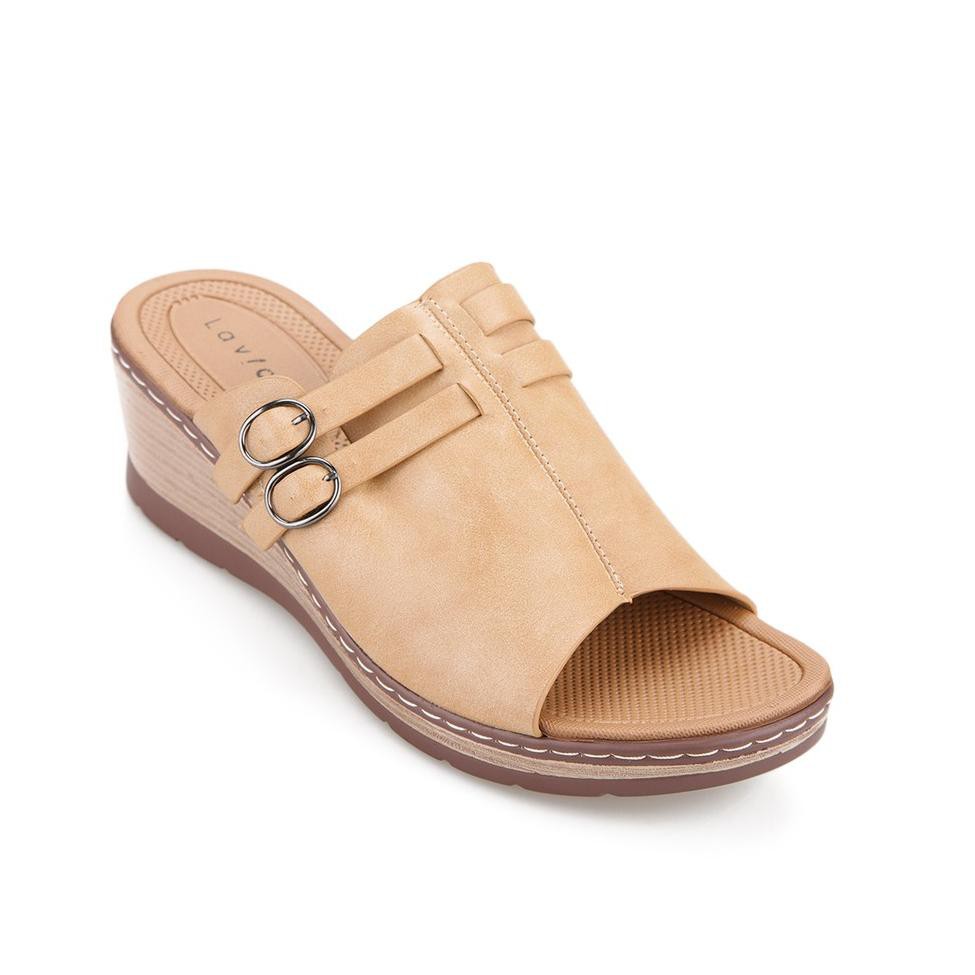 Laviola Shoes - Wedges Sandal Wanita - 2527 WSM (KODE P801)