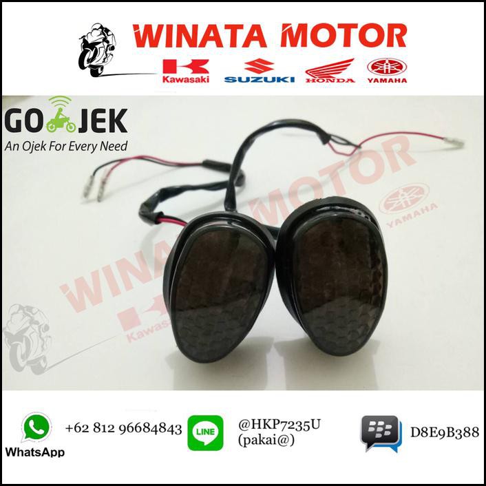 Lampu Sen Tempel Mini / Lampu Sein Variasi - Putih