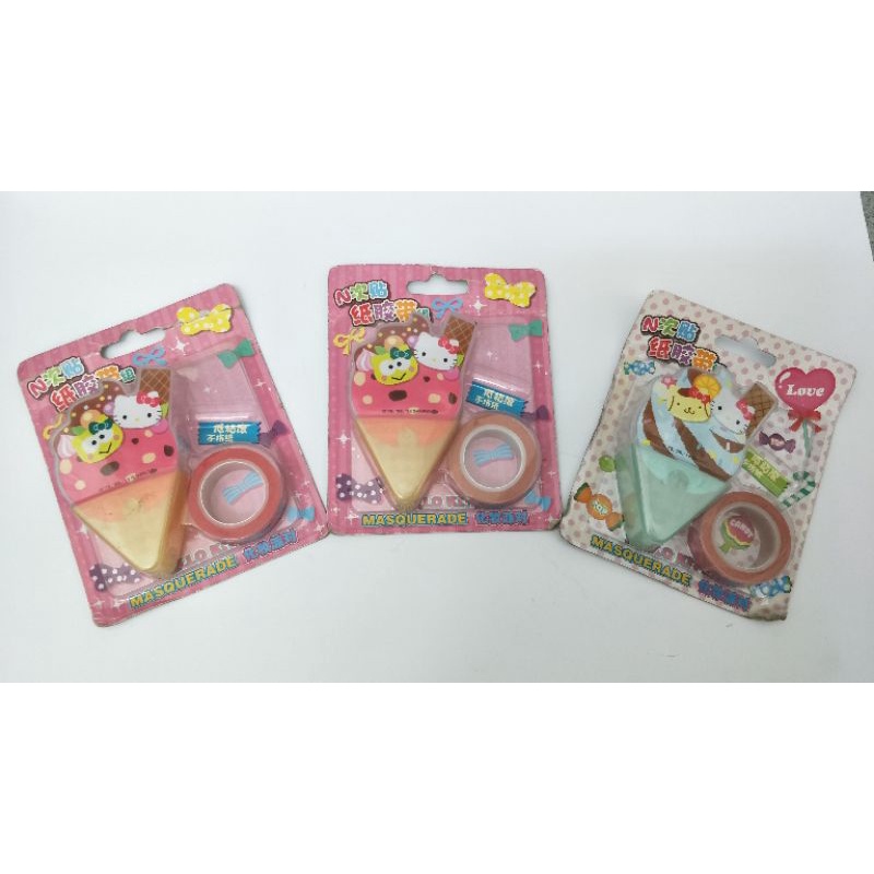 

Tempat isolasi selotip motif ice cream Hello Kitty