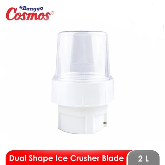 COSMOS Blendel Plastik 2 liter 2in1 2 Tabung CB 281 P - Garansi Resmi 1 Tahun