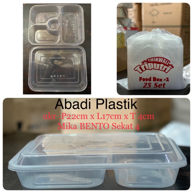 THINWALL BENTO / MIKA BENTO / TRAY BENTO / LUNCH BOX