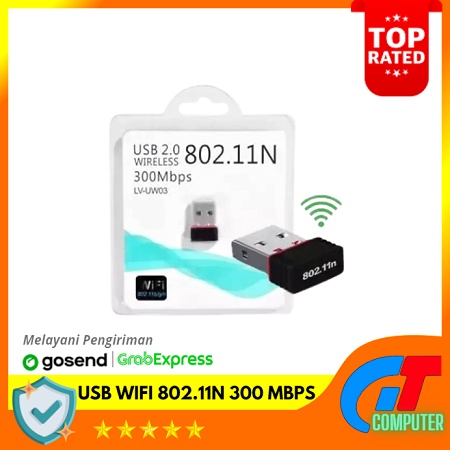 Usb Wifi RECEIVER Mini Wireless Adapter 300 Mbps 802.11n