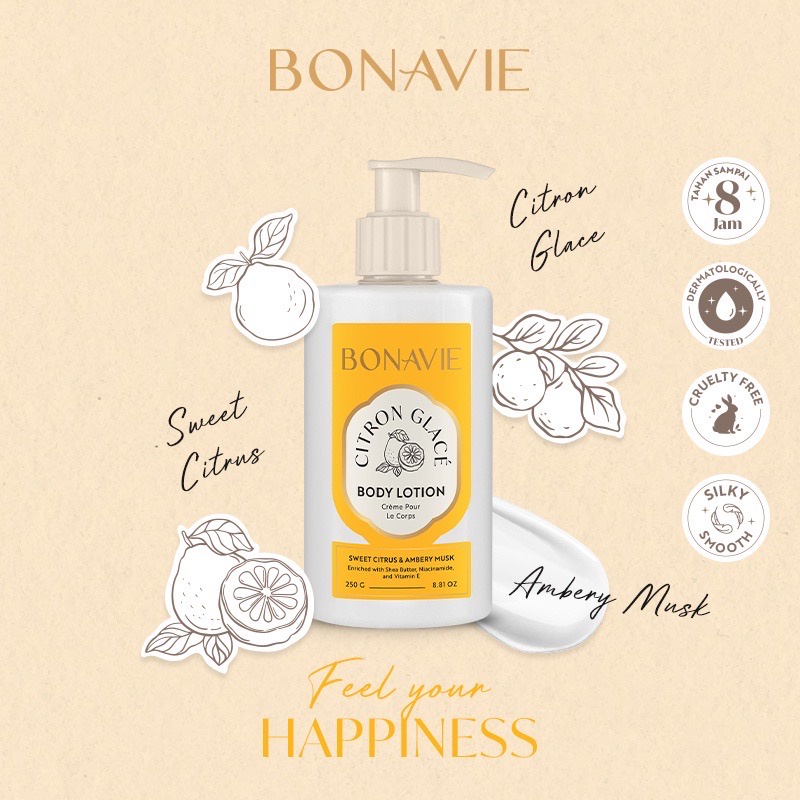 BONAVIE Body Lotion Citron Glace 250 ml